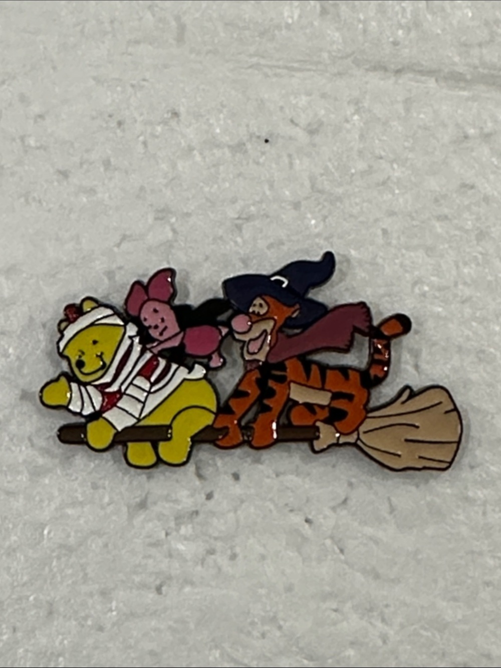 Winnie the Pooh & Friends Halloween Enamel Pin - Yellow, Orange, Pink